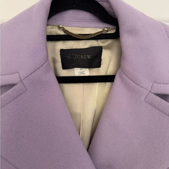 J CREW women’s 100% wool double breasted peacoat jacket size 4P - Picture 3 of 4
